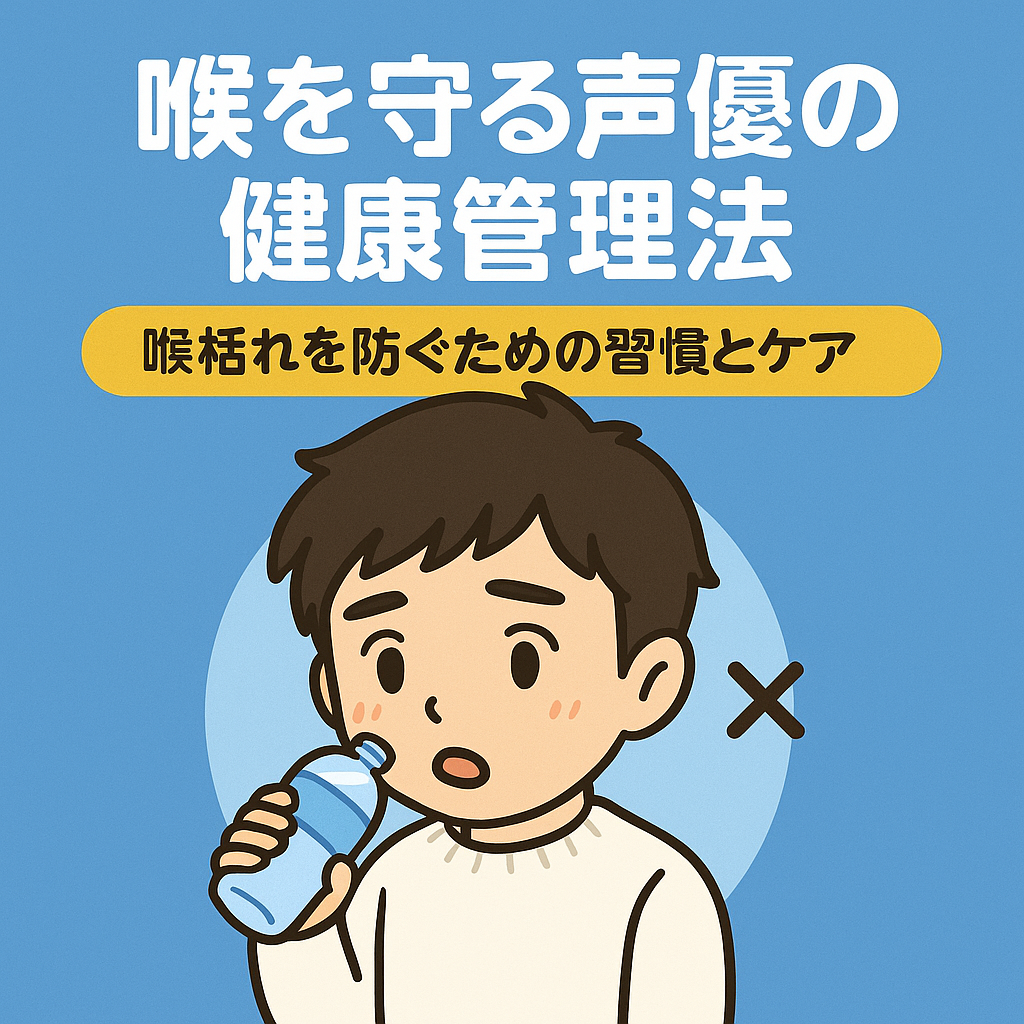喉を守る！健康管理法｜声が枯れないための習慣とケア