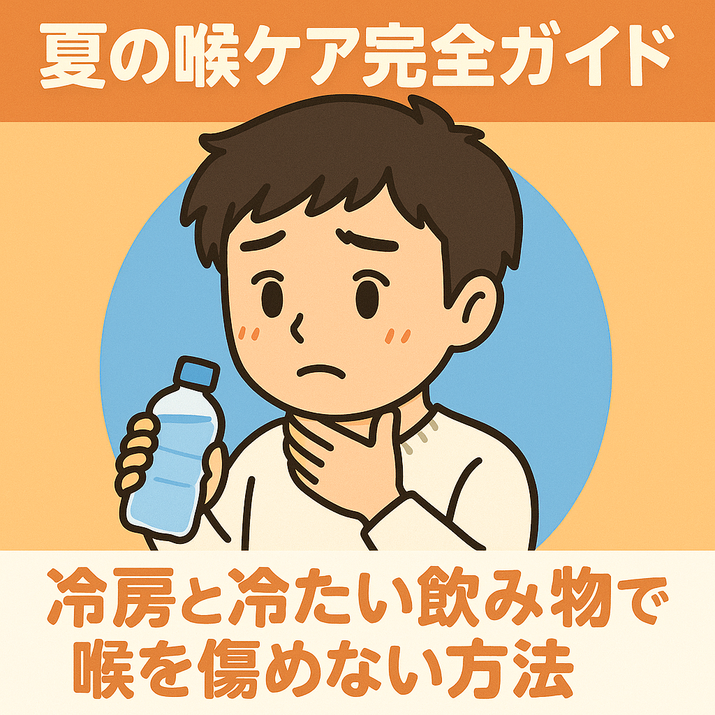 夏の喉ケア完全ガイド｜冷房と冷たい飲み物で喉を傷めない方法
